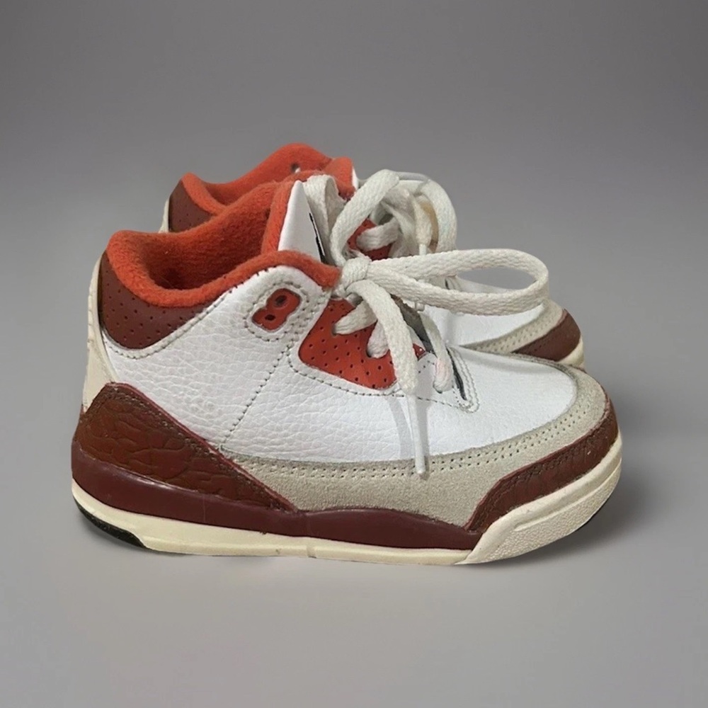 Nike Air Jordan 3 Retro SE Dunk 'Mars Stone' Toddler Sneakers DV7026-108 6c